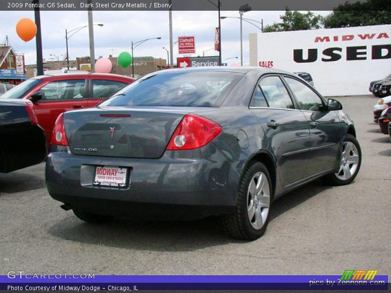 Dark Steel Gray Metallic / Ebony 2009 Pontiac G6 Sedan