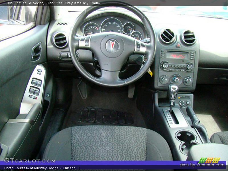 Dark Steel Gray Metallic / Ebony 2009 Pontiac G6 Sedan