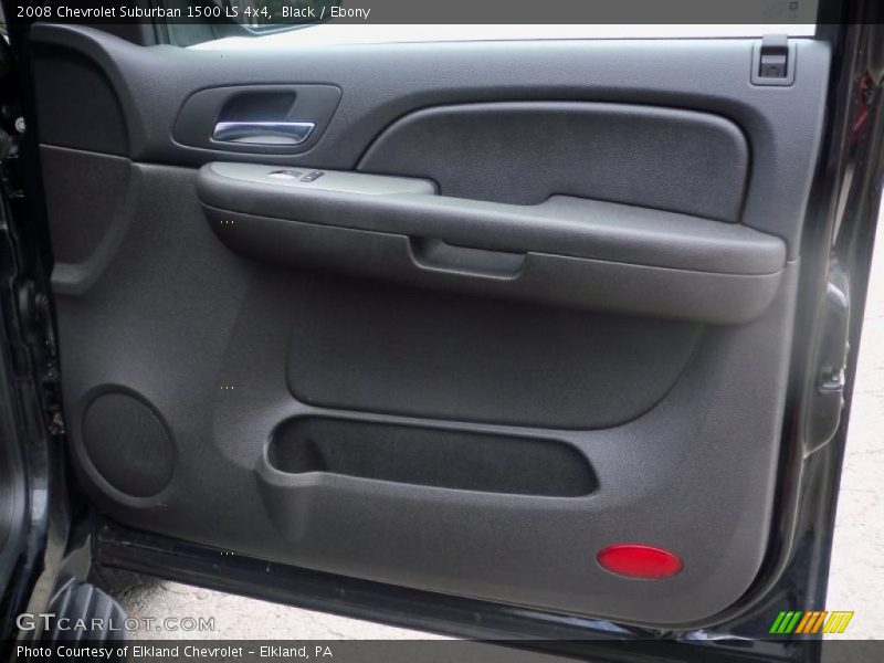 Black / Ebony 2008 Chevrolet Suburban 1500 LS 4x4