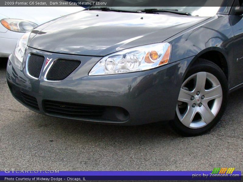 Dark Steel Gray Metallic / Ebony 2009 Pontiac G6 Sedan