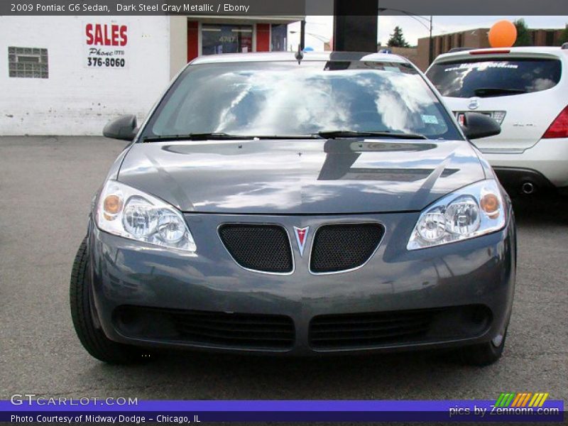 Dark Steel Gray Metallic / Ebony 2009 Pontiac G6 Sedan