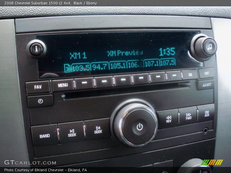 Black / Ebony 2008 Chevrolet Suburban 1500 LS 4x4