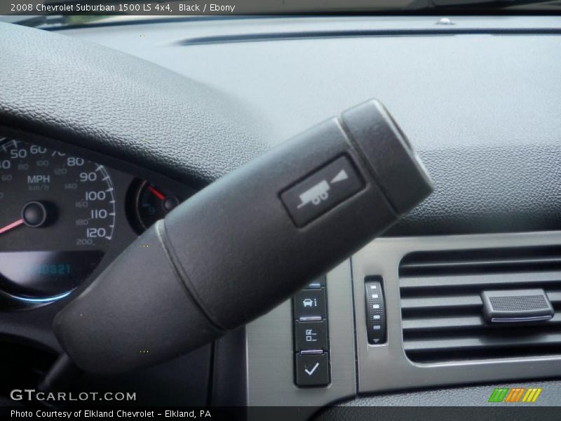 Black / Ebony 2008 Chevrolet Suburban 1500 LS 4x4