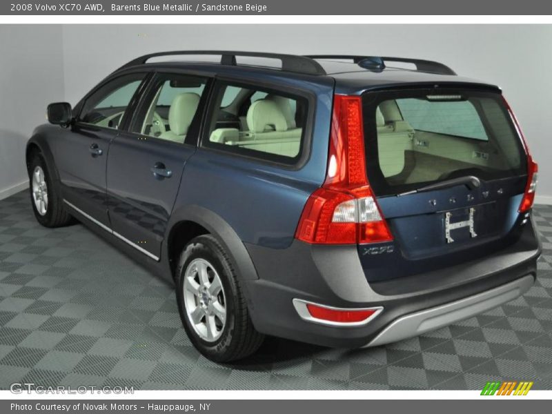 Barents Blue Metallic / Sandstone Beige 2008 Volvo XC70 AWD