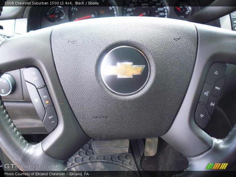 Black / Ebony 2008 Chevrolet Suburban 1500 LS 4x4