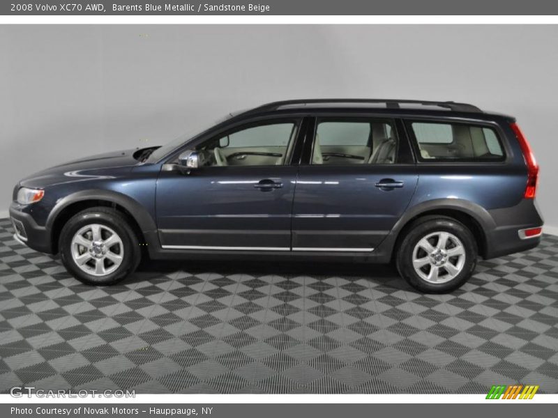 Barents Blue Metallic / Sandstone Beige 2008 Volvo XC70 AWD