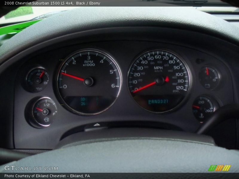 Black / Ebony 2008 Chevrolet Suburban 1500 LS 4x4