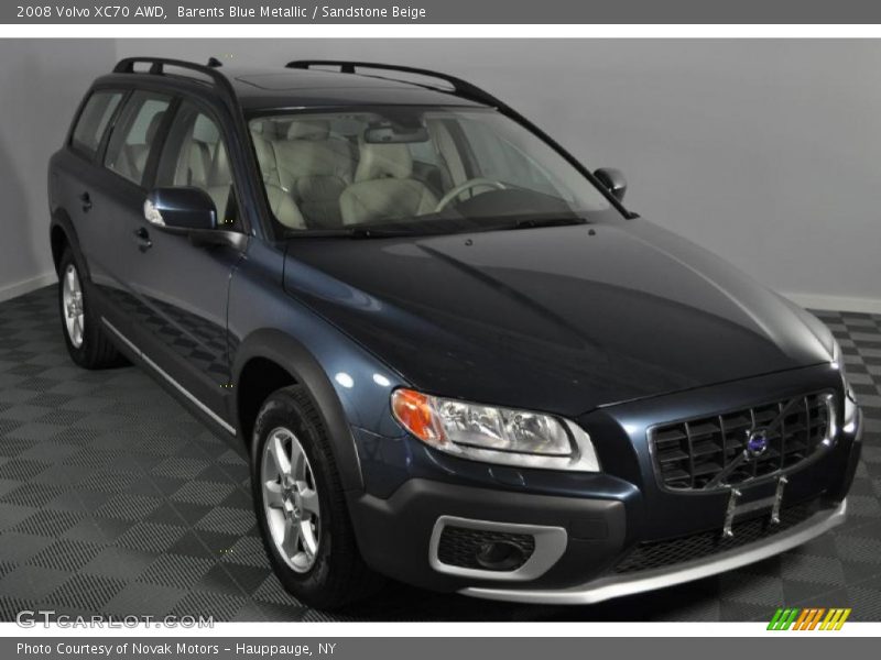 Barents Blue Metallic / Sandstone Beige 2008 Volvo XC70 AWD
