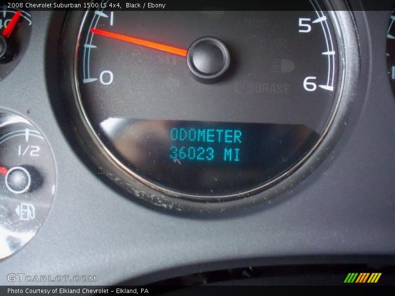 Black / Ebony 2008 Chevrolet Suburban 1500 LS 4x4