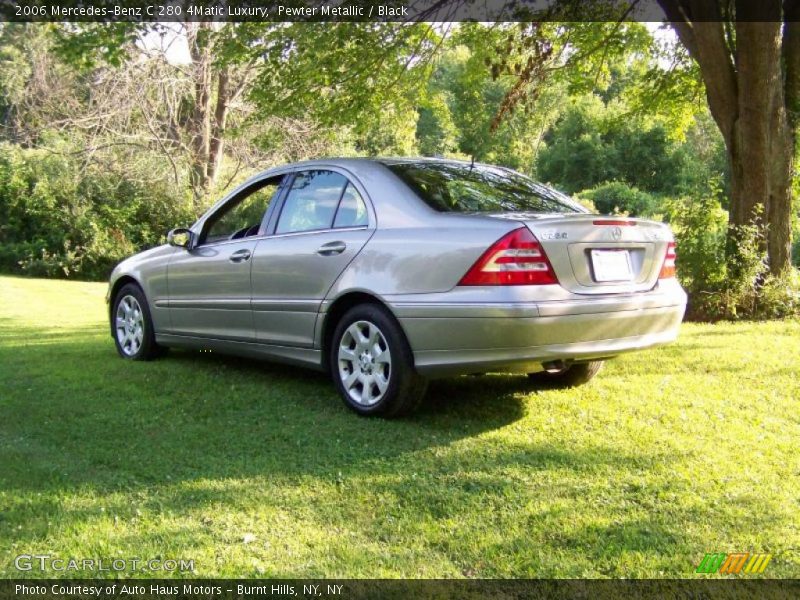 Pewter Metallic / Black 2006 Mercedes-Benz C 280 4Matic Luxury