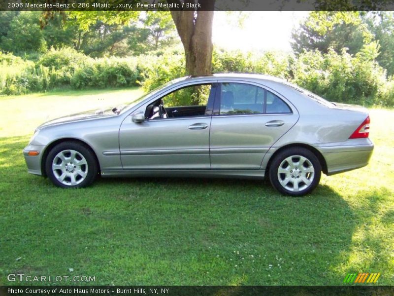 Pewter Metallic / Black 2006 Mercedes-Benz C 280 4Matic Luxury