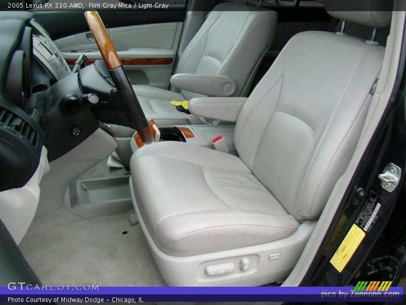 Flint Gray Mica / Light Gray 2005 Lexus RX 330 AWD