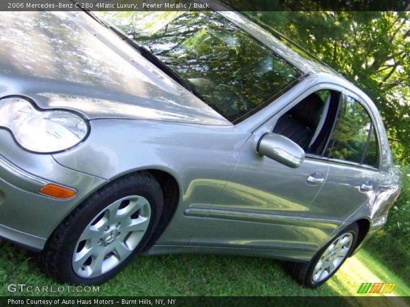 Pewter Metallic / Black 2006 Mercedes-Benz C 280 4Matic Luxury