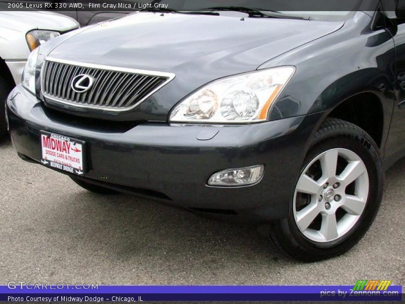 Flint Gray Mica / Light Gray 2005 Lexus RX 330 AWD