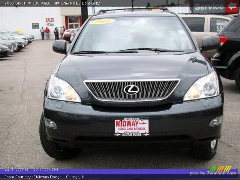Flint Gray Mica / Light Gray 2005 Lexus RX 330 AWD