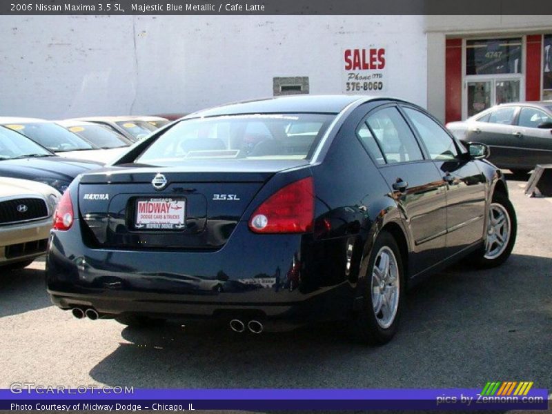Majestic Blue Metallic / Cafe Latte 2006 Nissan Maxima 3.5 SL