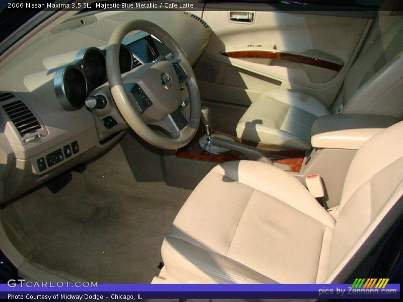 Majestic Blue Metallic / Cafe Latte 2006 Nissan Maxima 3.5 SL