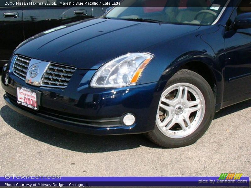 Majestic Blue Metallic / Cafe Latte 2006 Nissan Maxima 3.5 SL
