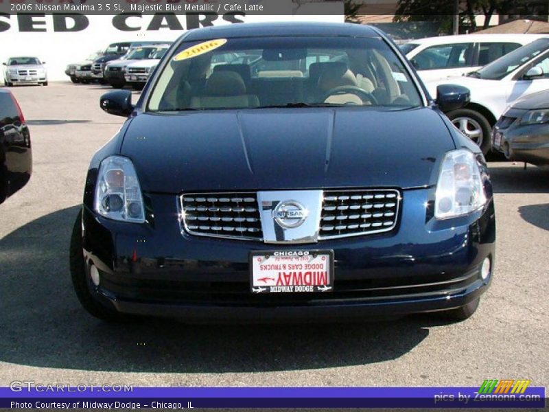 Majestic Blue Metallic / Cafe Latte 2006 Nissan Maxima 3.5 SL