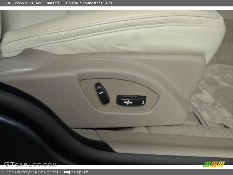 Barents Blue Metallic / Sandstone Beige 2008 Volvo XC70 AWD