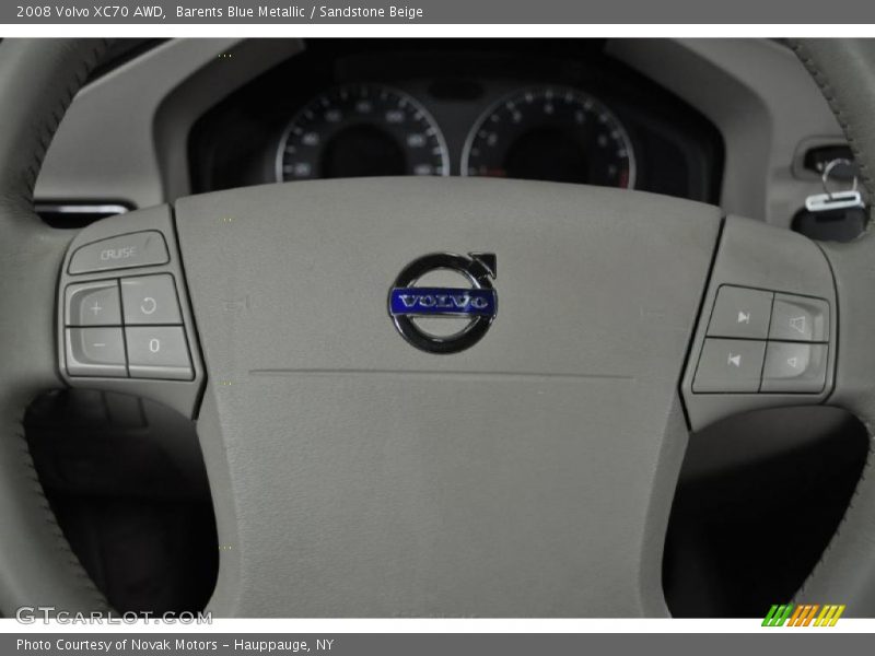 Barents Blue Metallic / Sandstone Beige 2008 Volvo XC70 AWD
