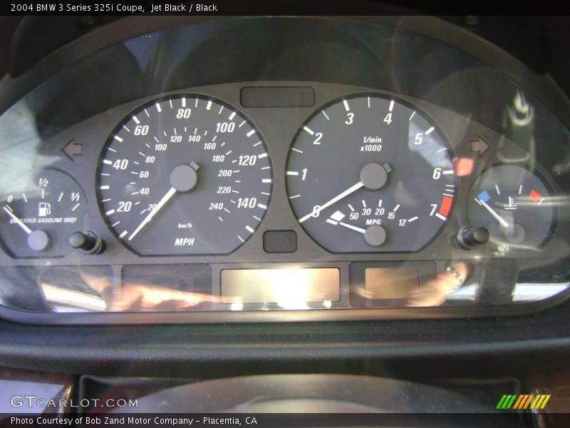 Jet Black / Black 2004 BMW 3 Series 325i Coupe