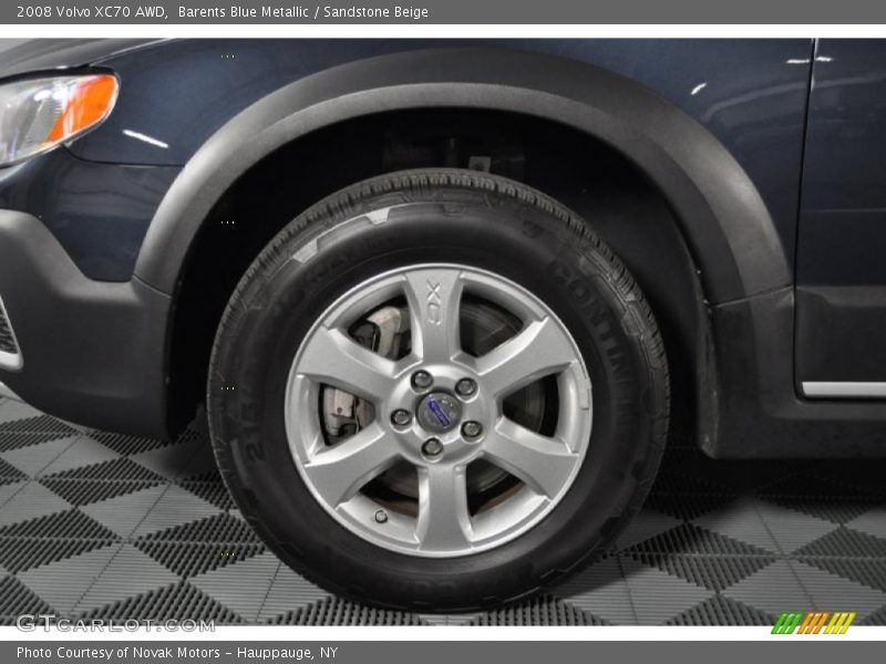 Barents Blue Metallic / Sandstone Beige 2008 Volvo XC70 AWD