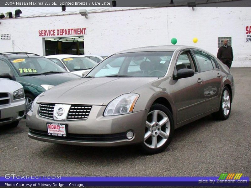 Spirited Bronze / Cafe Latte 2004 Nissan Maxima 3.5 SE