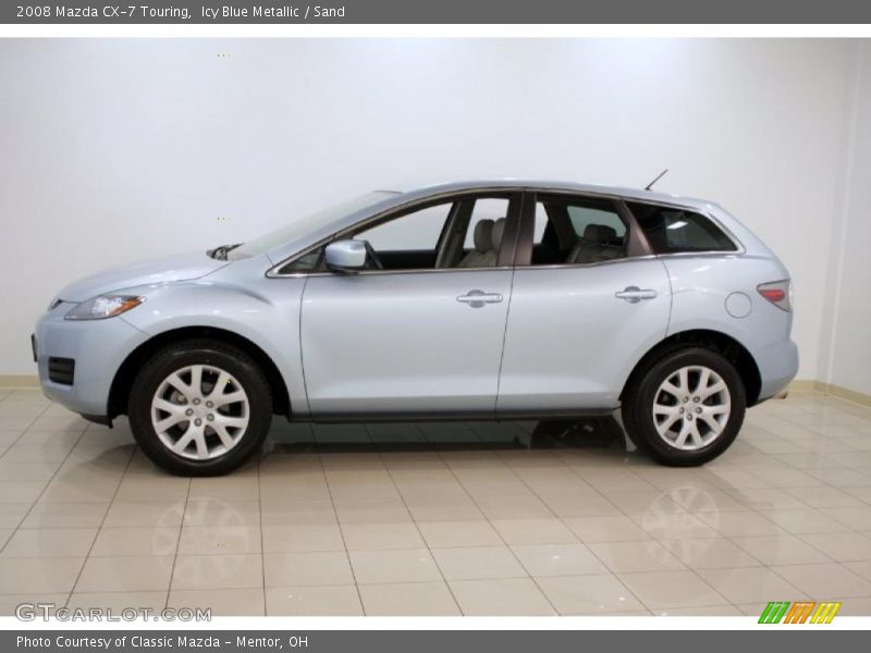 Icy Blue Metallic / Sand 2008 Mazda CX-7 Touring