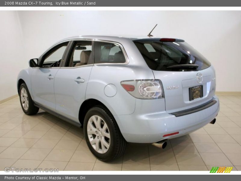 Icy Blue Metallic / Sand 2008 Mazda CX-7 Touring