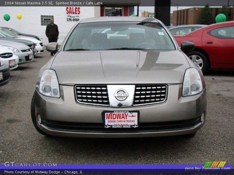 Spirited Bronze / Cafe Latte 2004 Nissan Maxima 3.5 SE