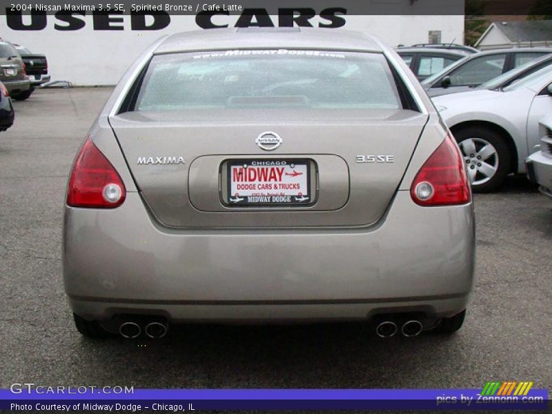 Spirited Bronze / Cafe Latte 2004 Nissan Maxima 3.5 SE