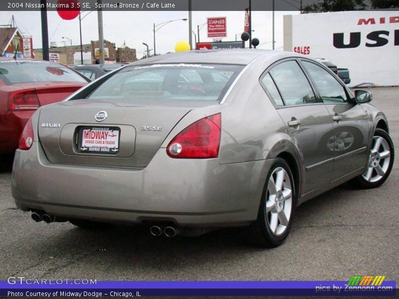 Spirited Bronze / Cafe Latte 2004 Nissan Maxima 3.5 SE