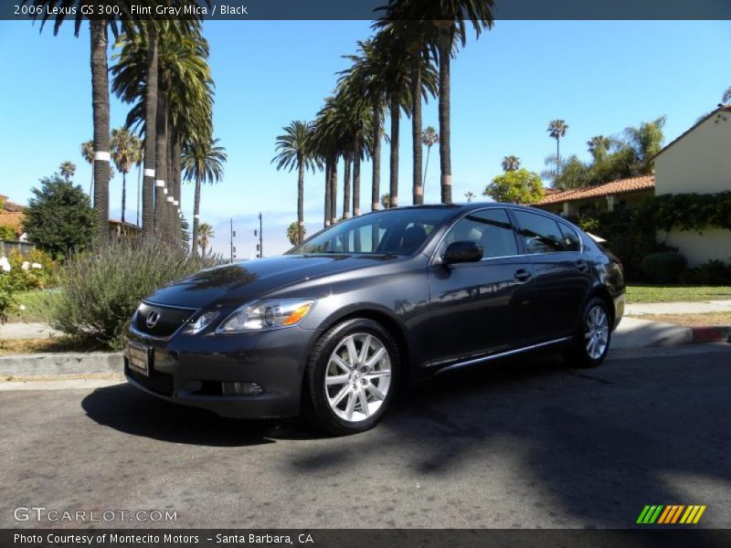 Flint Gray Mica / Black 2006 Lexus GS 300