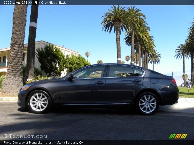 Flint Gray Mica / Black 2006 Lexus GS 300