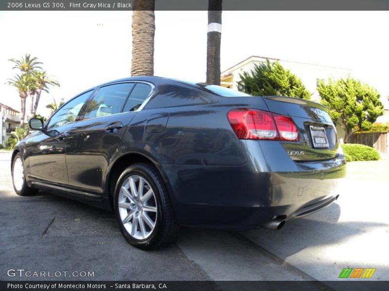 Flint Gray Mica / Black 2006 Lexus GS 300
