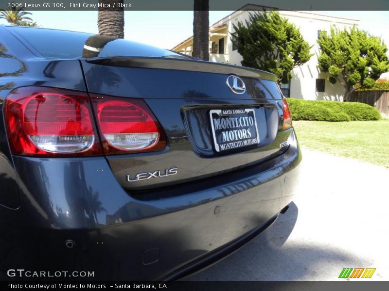 Flint Gray Mica / Black 2006 Lexus GS 300