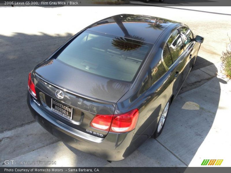 Flint Gray Mica / Black 2006 Lexus GS 300