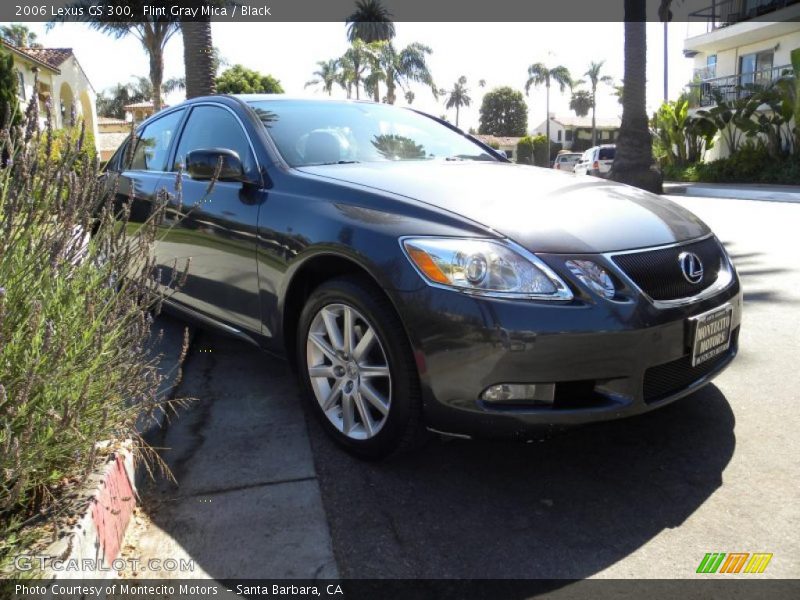 Flint Gray Mica / Black 2006 Lexus GS 300