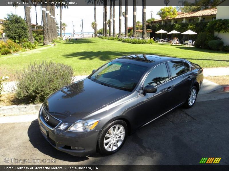 Flint Gray Mica / Black 2006 Lexus GS 300
