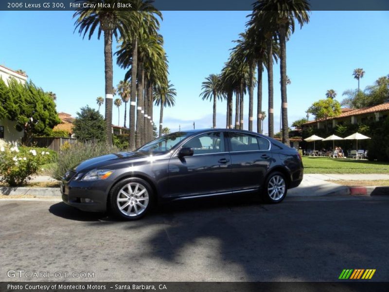 Flint Gray Mica / Black 2006 Lexus GS 300