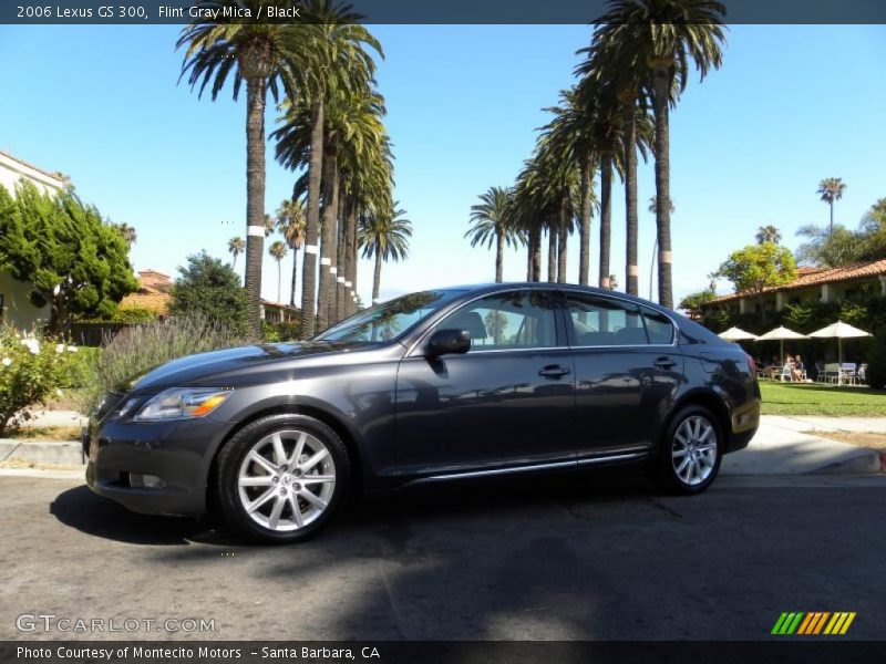 Flint Gray Mica / Black 2006 Lexus GS 300