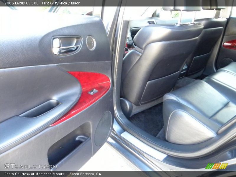 Flint Gray Mica / Black 2006 Lexus GS 300