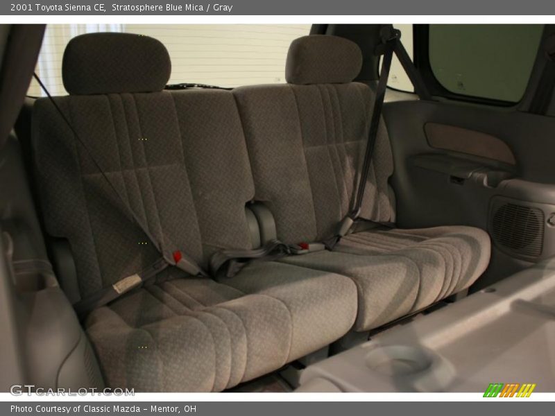 Stratosphere Blue Mica / Gray 2001 Toyota Sienna CE
