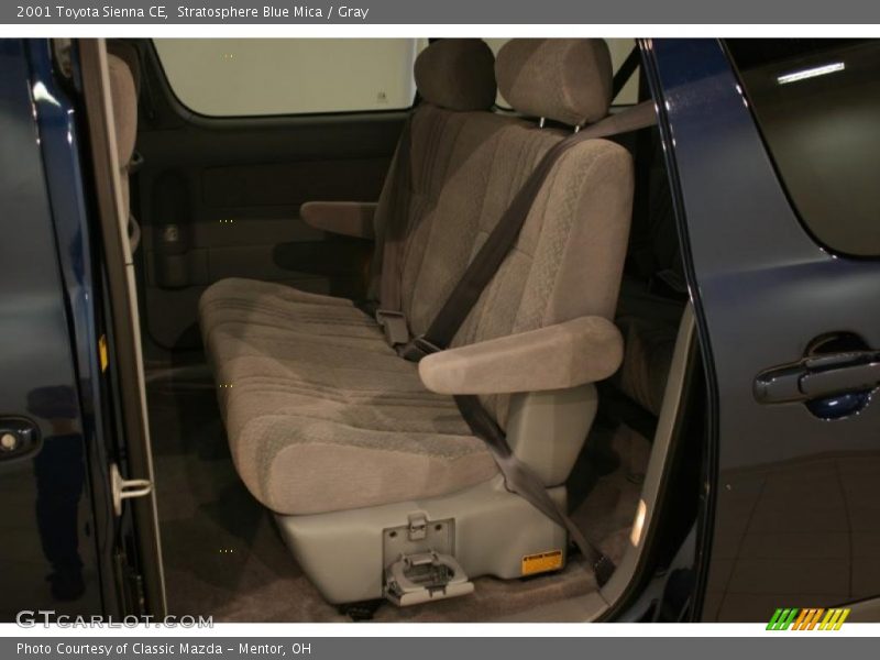 Stratosphere Blue Mica / Gray 2001 Toyota Sienna CE
