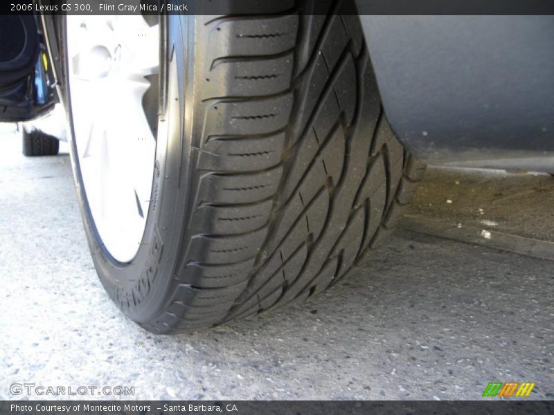 Flint Gray Mica / Black 2006 Lexus GS 300