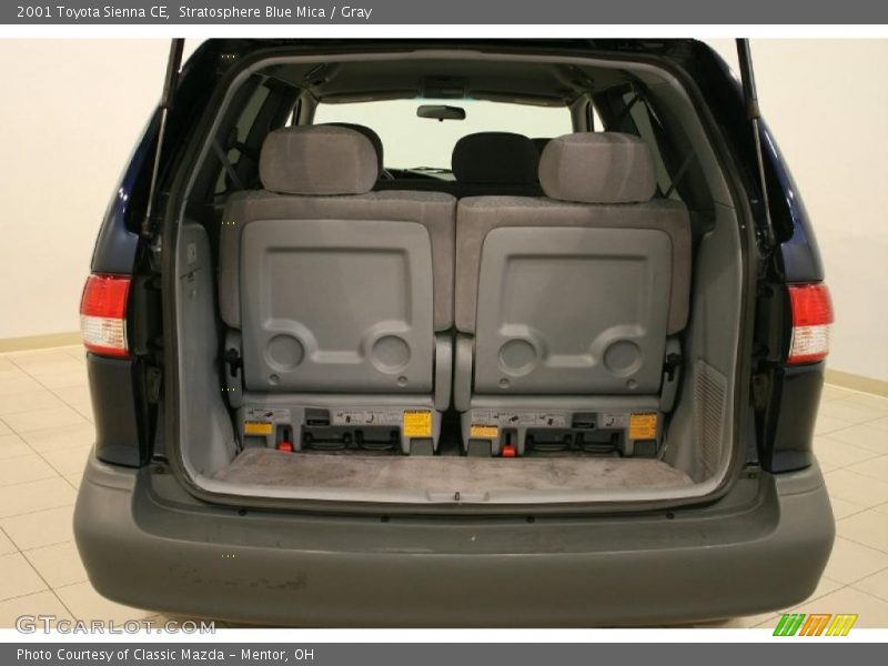 Stratosphere Blue Mica / Gray 2001 Toyota Sienna CE