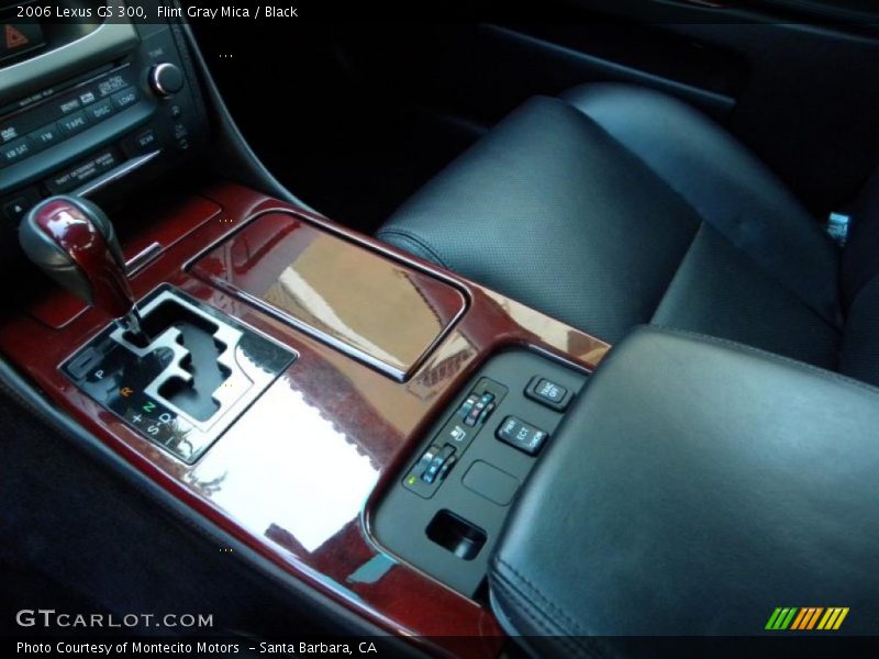 Flint Gray Mica / Black 2006 Lexus GS 300