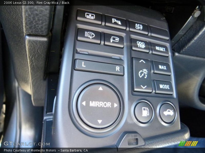 Flint Gray Mica / Black 2006 Lexus GS 300