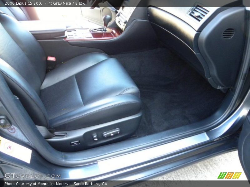 Flint Gray Mica / Black 2006 Lexus GS 300